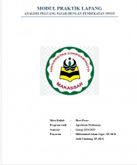 Image of MODUL PRAKTEK LAPANG ANALISIS PELUANG PASAR DENGAN PENDEKATAN SWOT