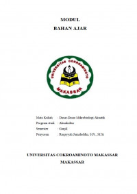 Image of Modul Dasar-Dasar Mikrobiologi Akuatik